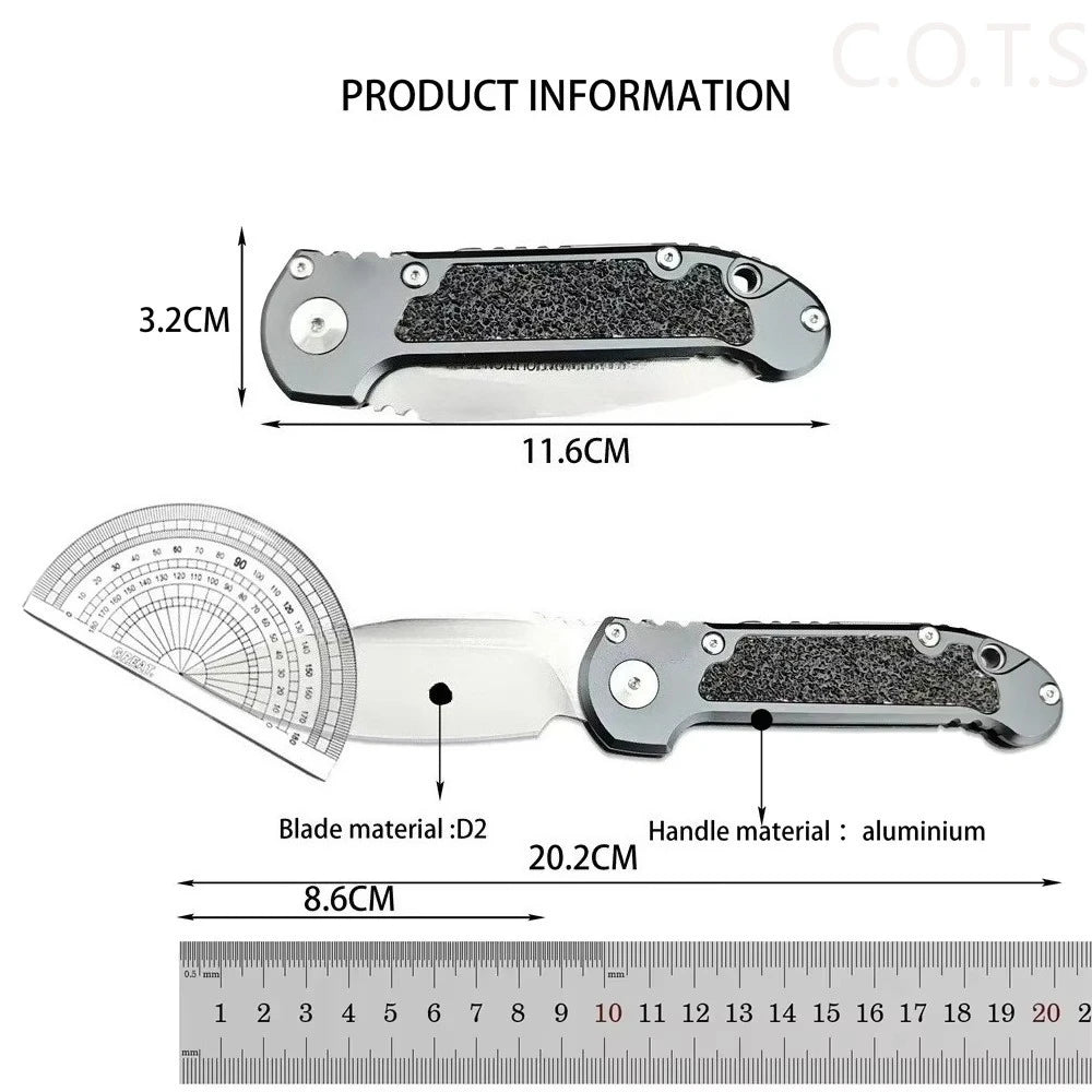LUDT Gen III Outdoor Folding Knife Multi-functional with Safety Lock Camping Wilderness Portable Pocket Knife Fishing EDC Tools