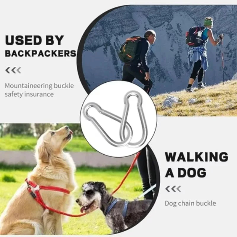 Mini Carabiner Alloy Survival Gear Camp Mountaineering Hook Outdoor Carabiner Keychain Tourist Hooks Fishing Buckle
