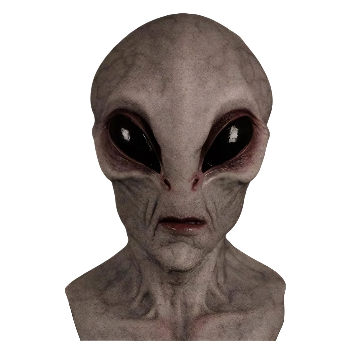 Latex Masquerade Alien Mask Add Of Mystery To Look Christmas Halloween Simulation Latex Mask