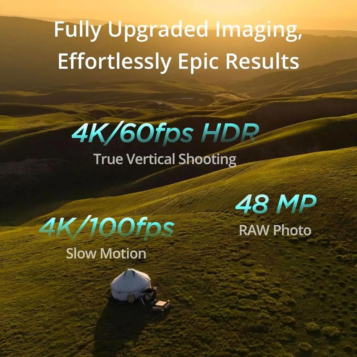 DJI Drones Mini 4 Pro (DJI RC-N2), Drones with Camera for Adults 4K, Under 0.549 Lbs/249 g, 34 Mins Flight Time, 20km Max Video Transmission Distance, Omnidirectional Vision Sensing, Mini Drone for Beginners
