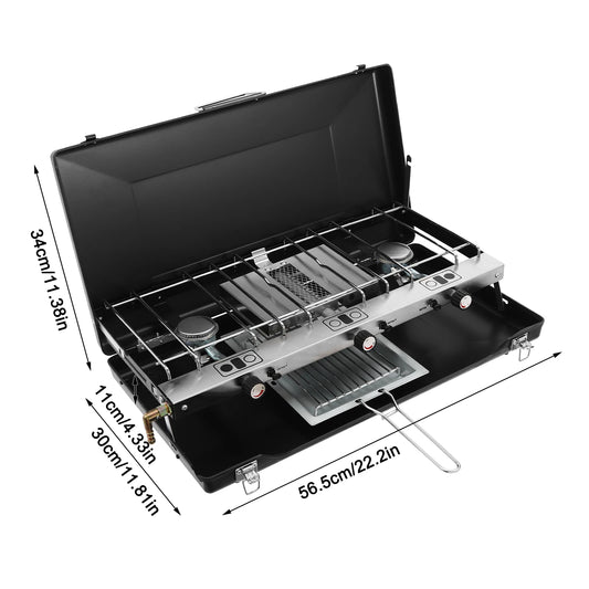 4.5kw (328.5g/H) Gas Camping Stove, A Portable Cooking Stove Suitable For Camping, Barbecuing, Gathering, Picnicking