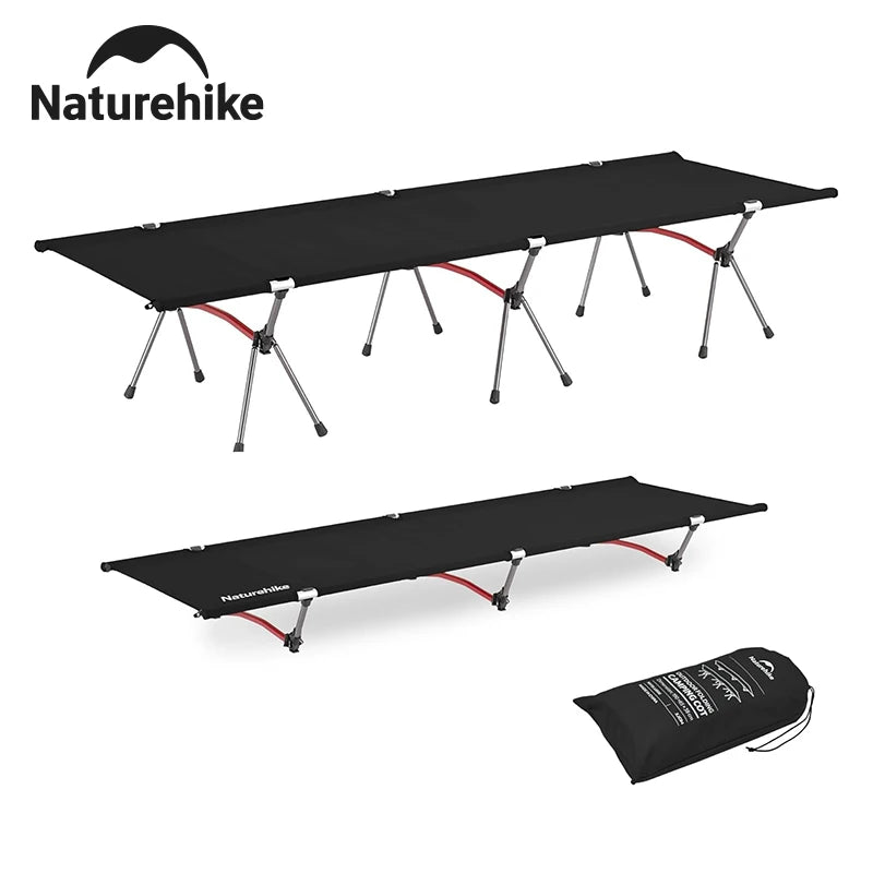 Folding Camping Cot Height Adjustable Ultralight Backpacking Cot Portable Outdoor Travel Camping Bed Tent Bed