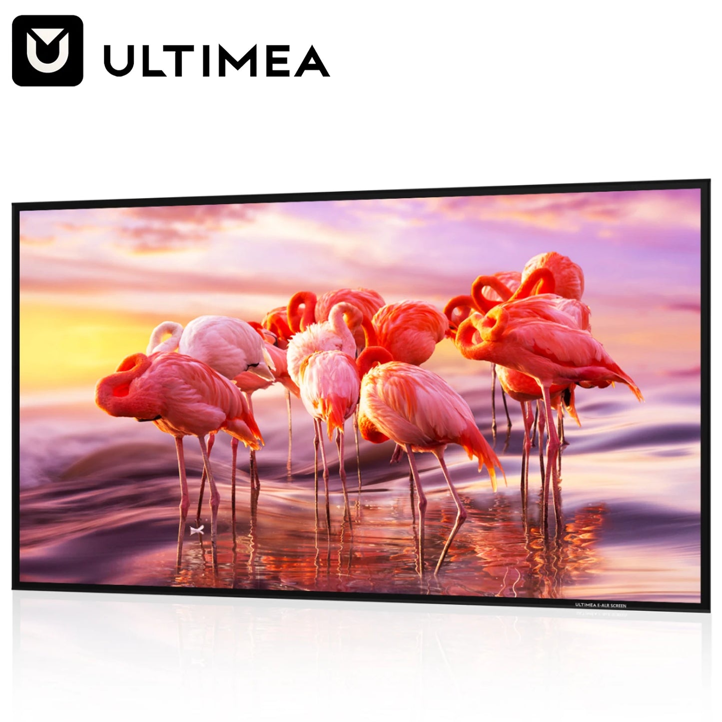 ULTIMEA E-ALR Projector Screen 100/120 Inch - 80% ALR, Gain Value 2.0 for Outdoor and Home Theater, 4K HD Foldable Silver Screen