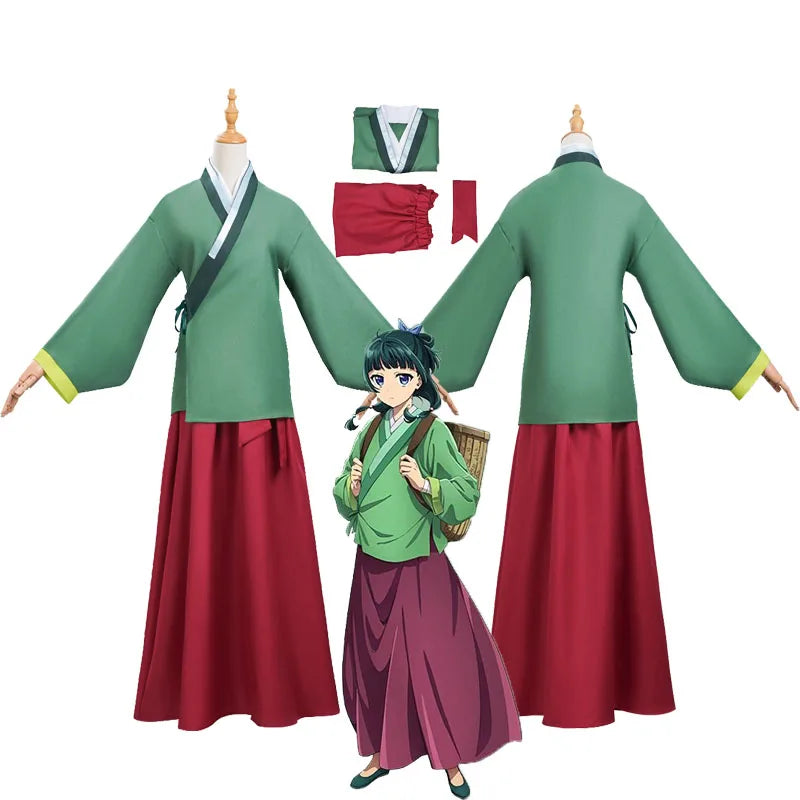 Anime Medicine House Girl's Whispering Protagonist Cosplay Clothes Ancient Style Easter Dress Top Skirt Belt Halloween Fantasy Carnival Dress Hot