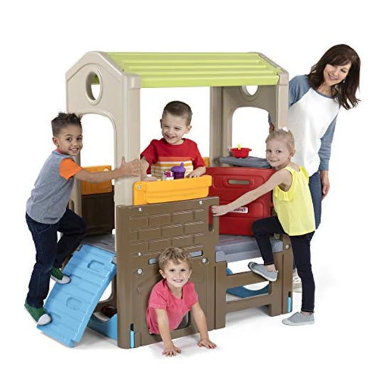 Young Explorers Discovery Playhouse - Indoor or Outdoor Clubhouse and Activity Playset for Toddlers and,Made in USA