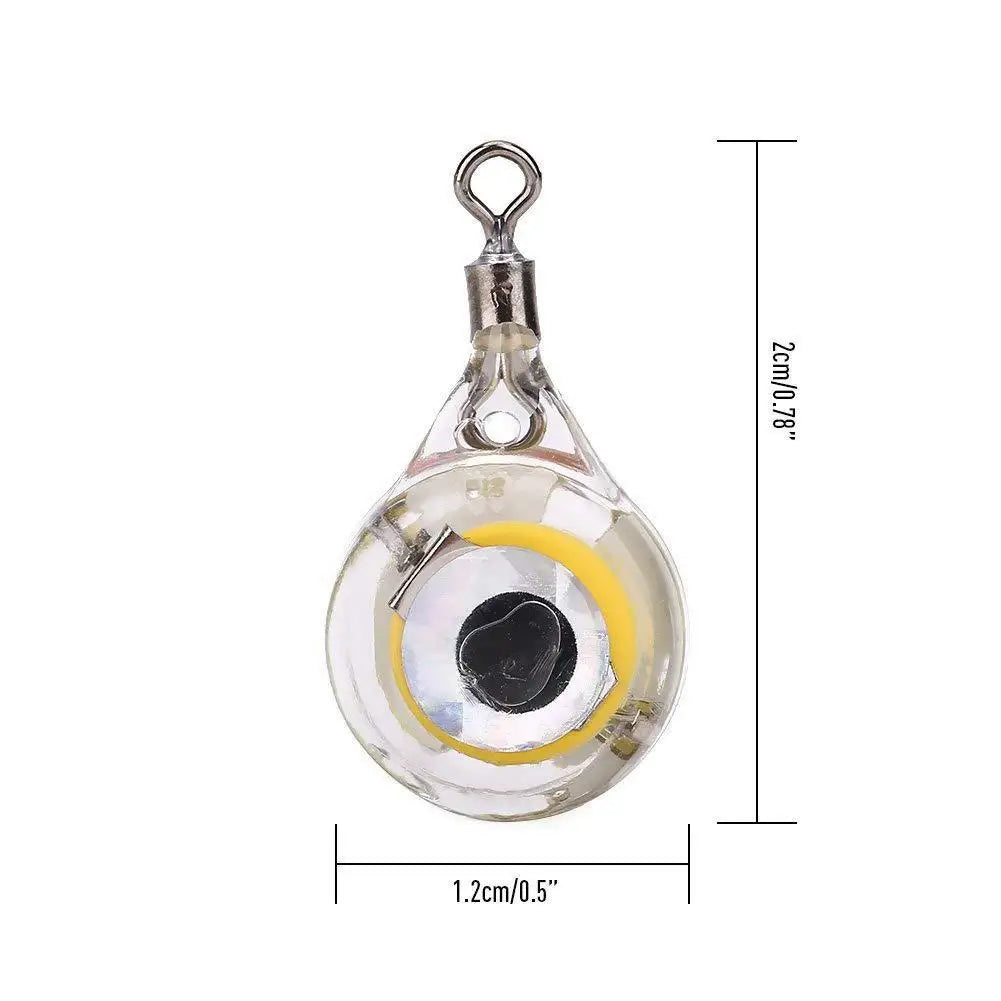 10-100Pcs Mini Fishing Lure Light LED Attracting Fish Light Underwater Eye Shape Fishing Bait Luminous Lure for Attracting Fish