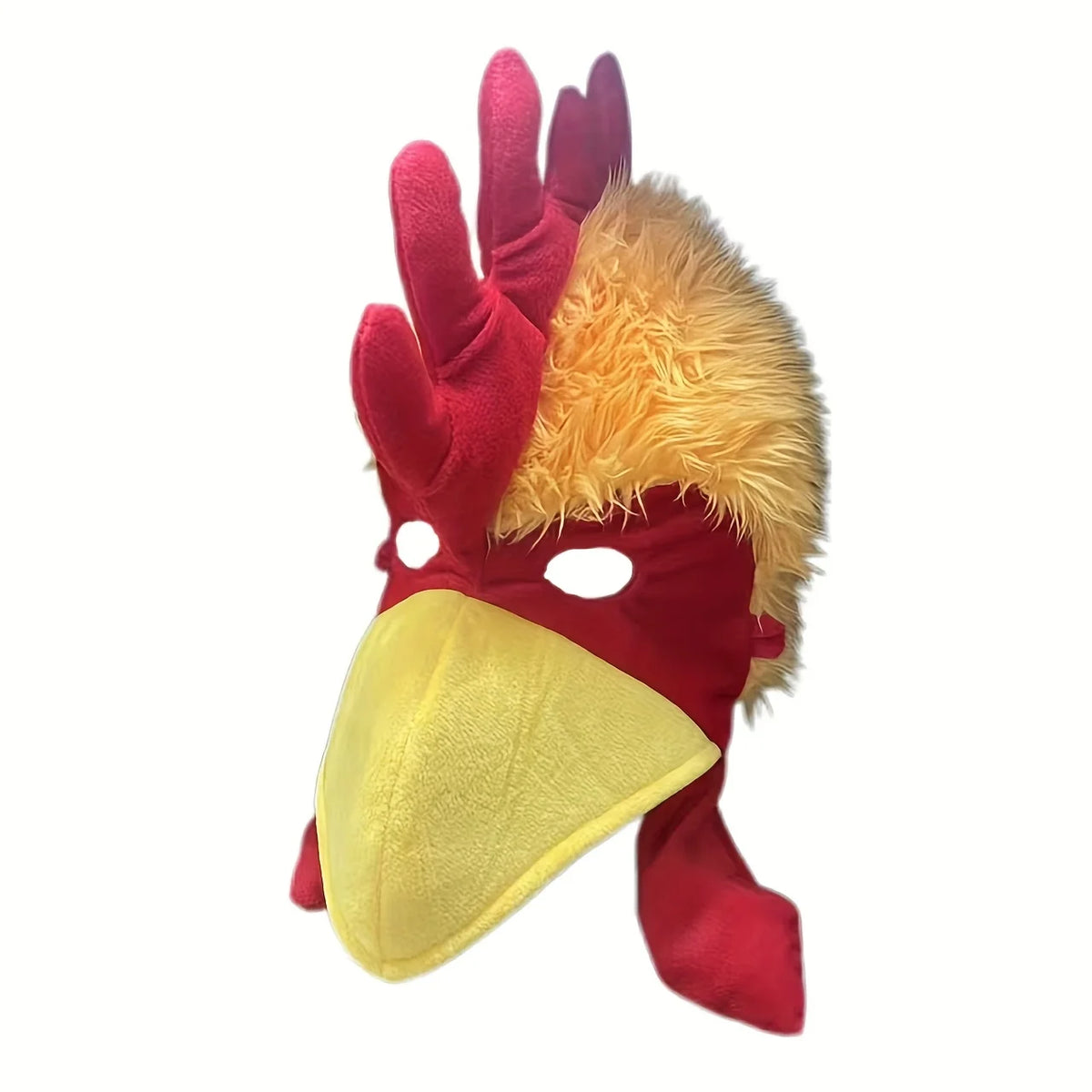 1 Fun Animal Rooster Headpiece‑Cute Chicken Hat Mask for Adults, Farm‑Themed Role‑Play, Humorous Poultry Costume Accessory for Parties and Halloween