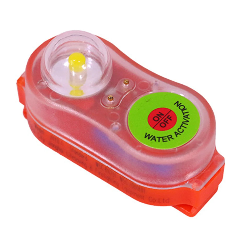 1/2/5/10Pcs LED Life Jacket Light Automatic Survivor Locator Light Waterproof Life Vest Signal Lamp for Survival Gear Accessory