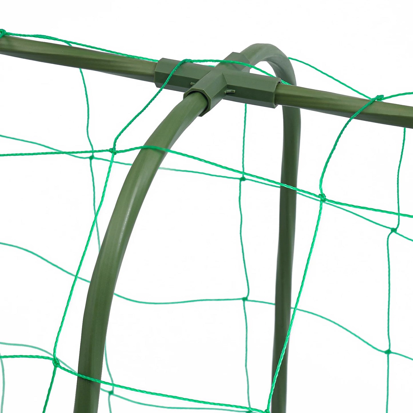 Garden Arch Tunnel Trellis Steel Arch Trellis for Climbing Plants Outdoor Cucumber Rose Trellis 160x160cm/120x120cm