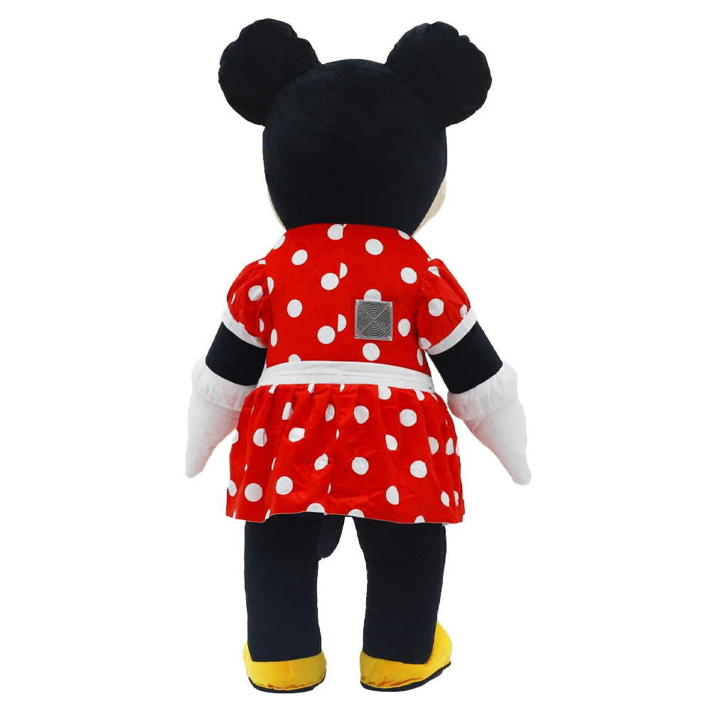 2M Cartoon Mouse Inflatable Costume Mascot Parade Adult Character Cosplay Animal Birthday Halloween Party Event Plush Set