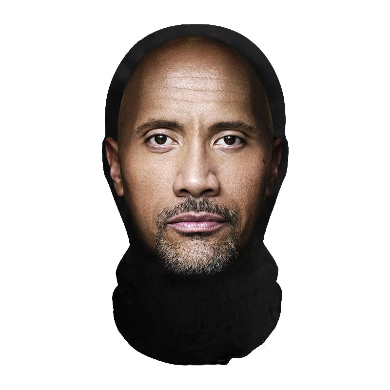 3D Seamless Perspective Funny Celebrity Face Mask Unisex Sunscreen Headcovers Halloween Cosplay Headwear