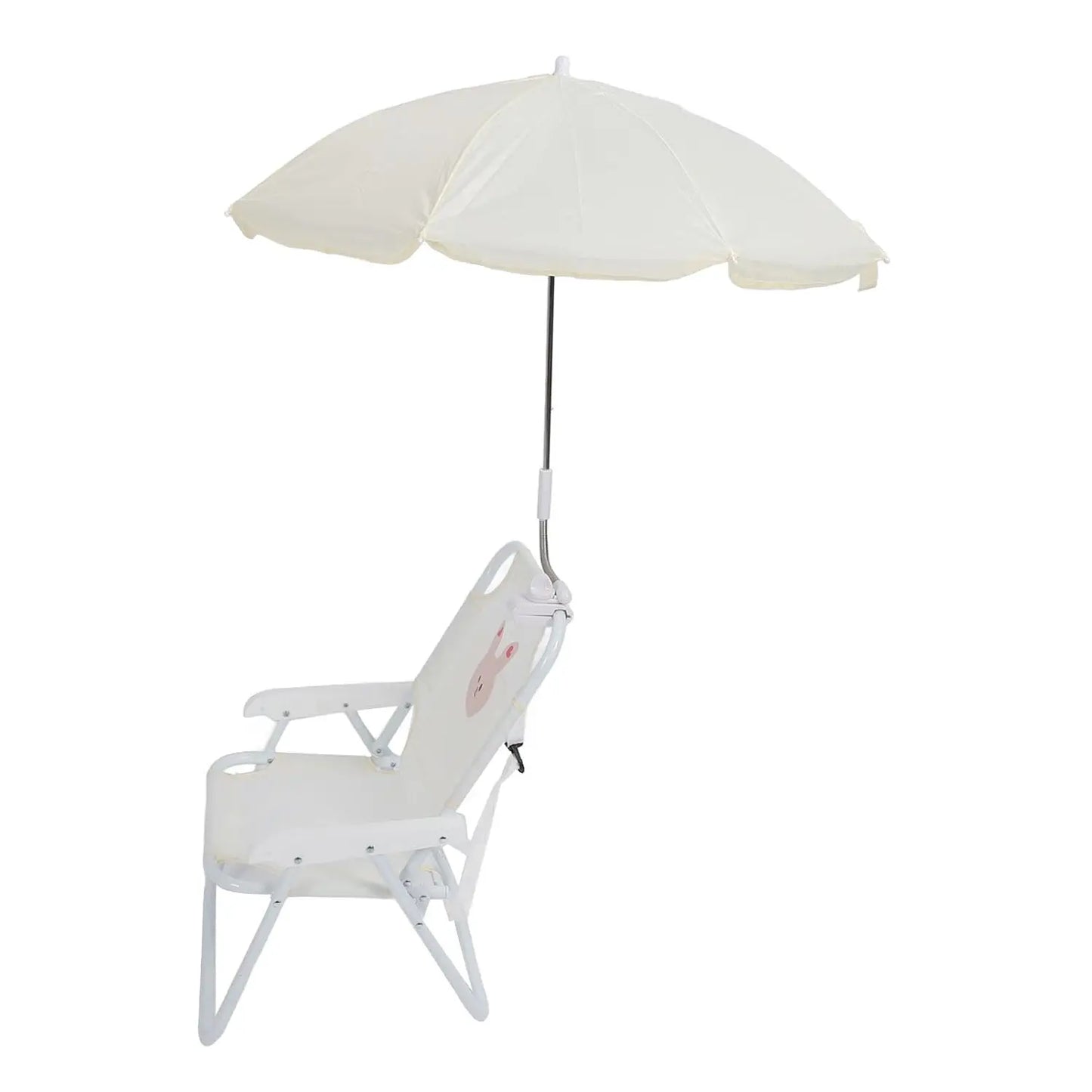 Kids UV-Proof Umbrella Folding Beach Chair Compact Lightweight for Camping Picnics Parks, Customized