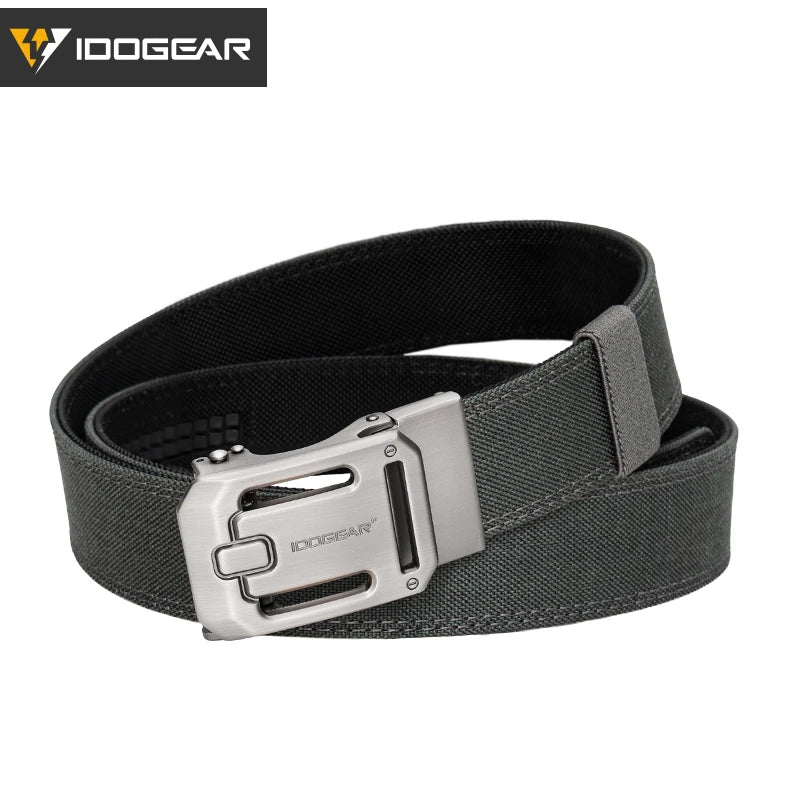 IDOGEAR SPORTS Tactical Ratchet Belt 1.5” EDC & CCW Gun Belt For Men Reinforce 1000D Nylon Belt with Adjustable Quick-Release 3447