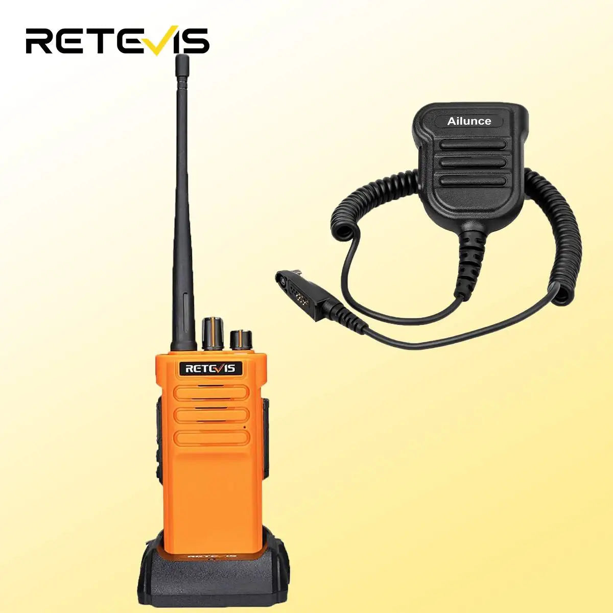 Retevis RT29 Walkie Talkie Long Range Powerful IP67 Waterproof VHF  Durable Two Way Radio Station ship from America