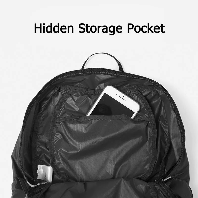 Shoulder Bag 170g Backpack 22L Ultralight Unisex Outdoor Camping Travel Climbing Trekking Waterproof Folding Bags