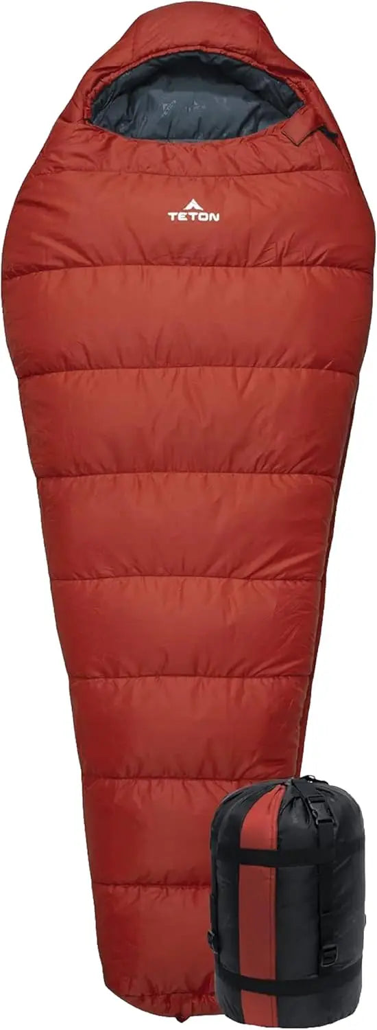 Lightweight Mummy Sleeping Bag for Camping, Hiking, and Backpacking – Cold Weather Ready with Included Compression Sack