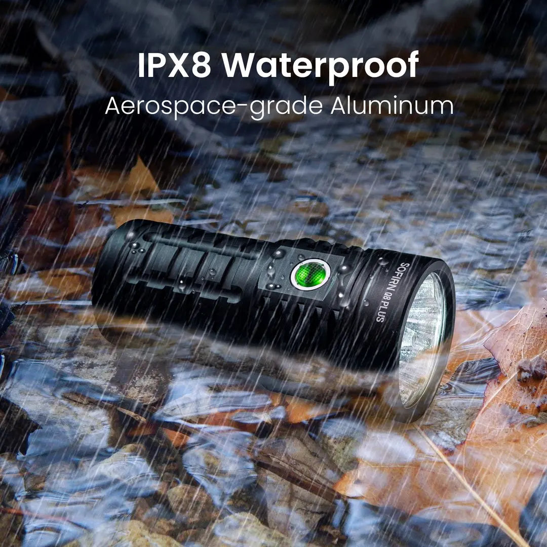 Super Powerful LED Flashlight 16000lm USB C Rechargeable 21700 Anduril 2.0 Torch XHP50B Reverse Charging