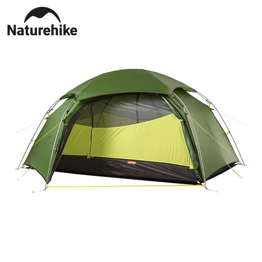 Naturehike Cloud Peak 2 Person Tent Ultralight Waterproof Camping Tent 4 Season Nylon Backpacking Traveling Tent
