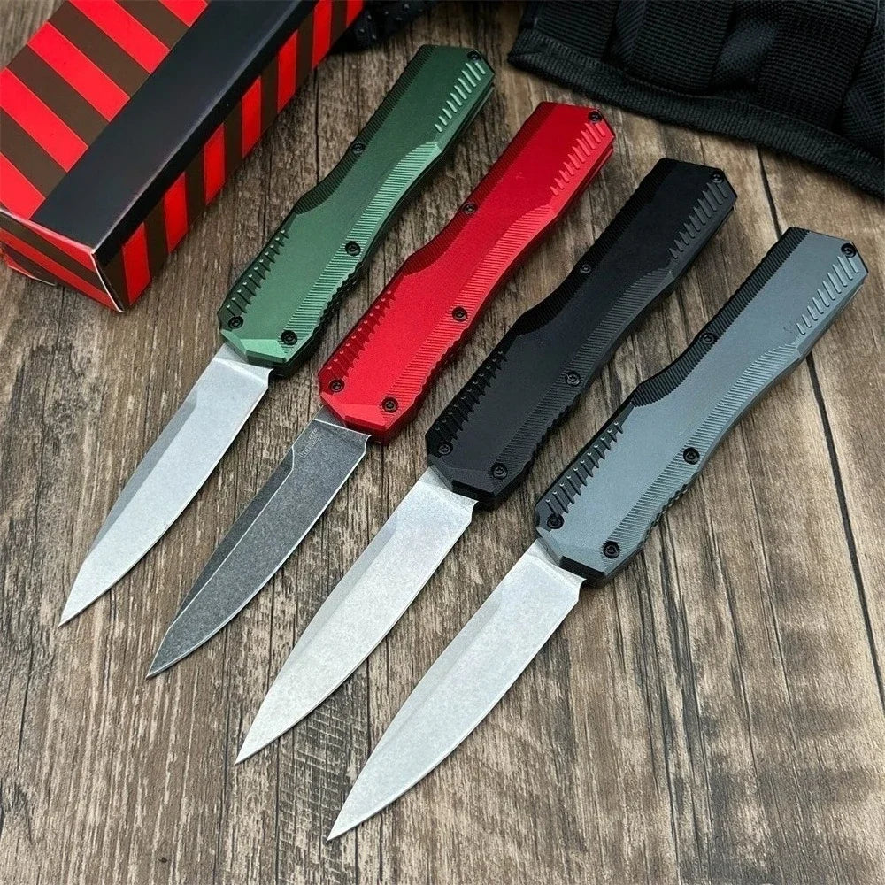 9000 A High-quality T6 Aluminum Handle with D2 Blade Knife Outdoor EDC Rock Climbing Camping Portable Tool