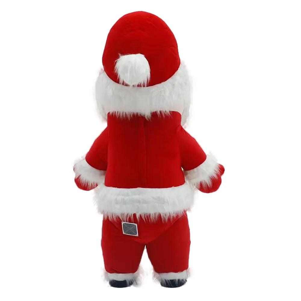 2.6m Santa Claus Snowman Inflatable Costume Mascot Parade Adult Character Cosplay Christmas Party Event Plush Set