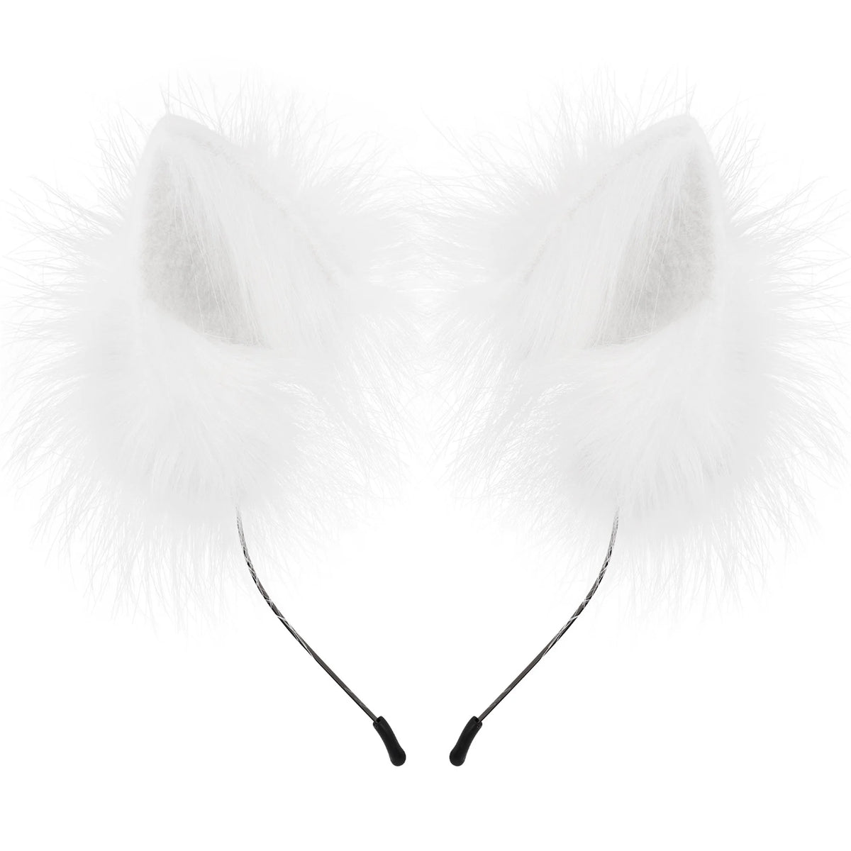 Cute Cat Ears Headband Plush Animal Ears Hair Hoop Party Headpiece Costume for Kids Adults Halloween Dress Up