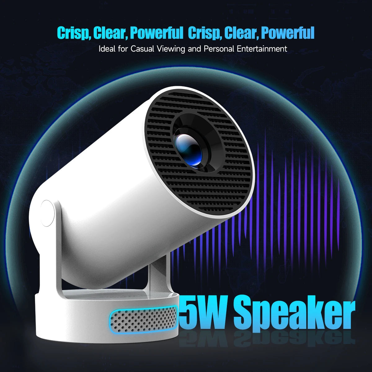 Magcubic Portable Projector HY300Pro+ Voice Control 8K Android 14 Projector 8000Lumens Wifi6 BT5.4 Cinema Outdoor  add Airmouse