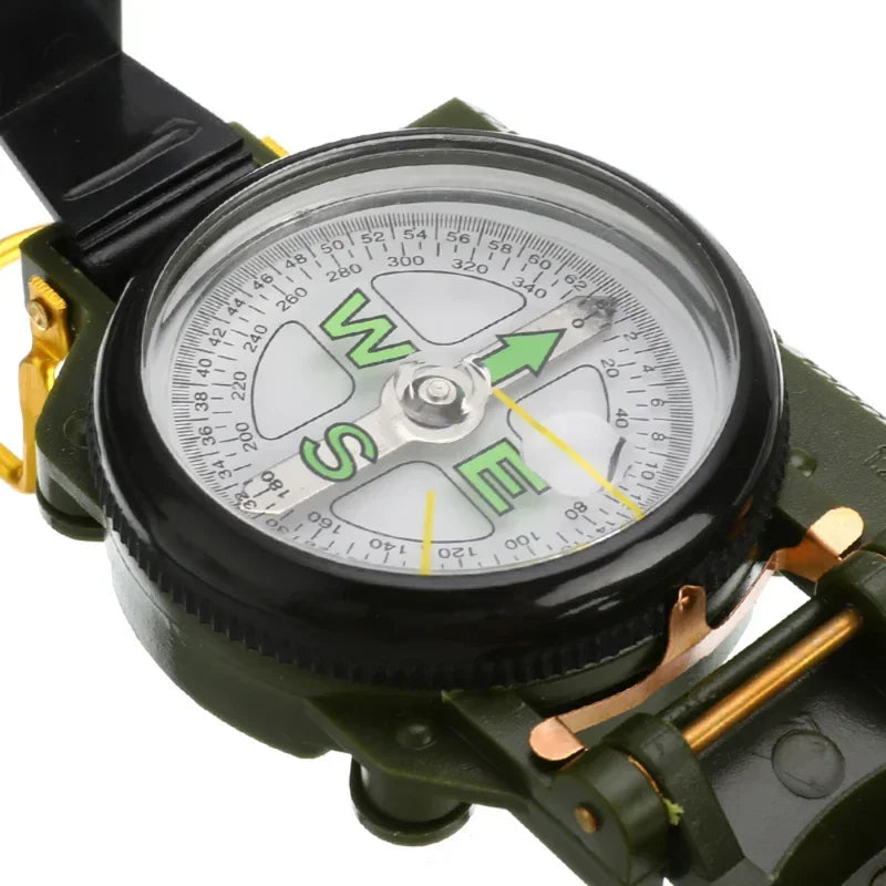 Waterproof High Precision Compass Outdoor Gadget Sports Hiking Mountaineering Professional Army Metal Sight