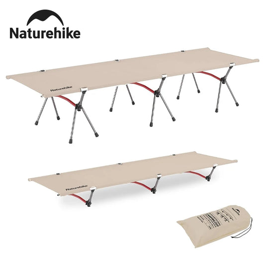 Folding Camping Cot Portable Height Adjustable Ultralight Backpacking Cot Tent Travel Outdoor Camp Single Bed