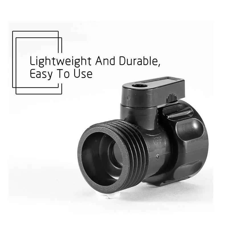 1pcs 3/4" Plastic Garden Hose Shut Off Valve Standard Water Shutoff Valve Shut Off Ball Valve Thread Connector Coupling For Water