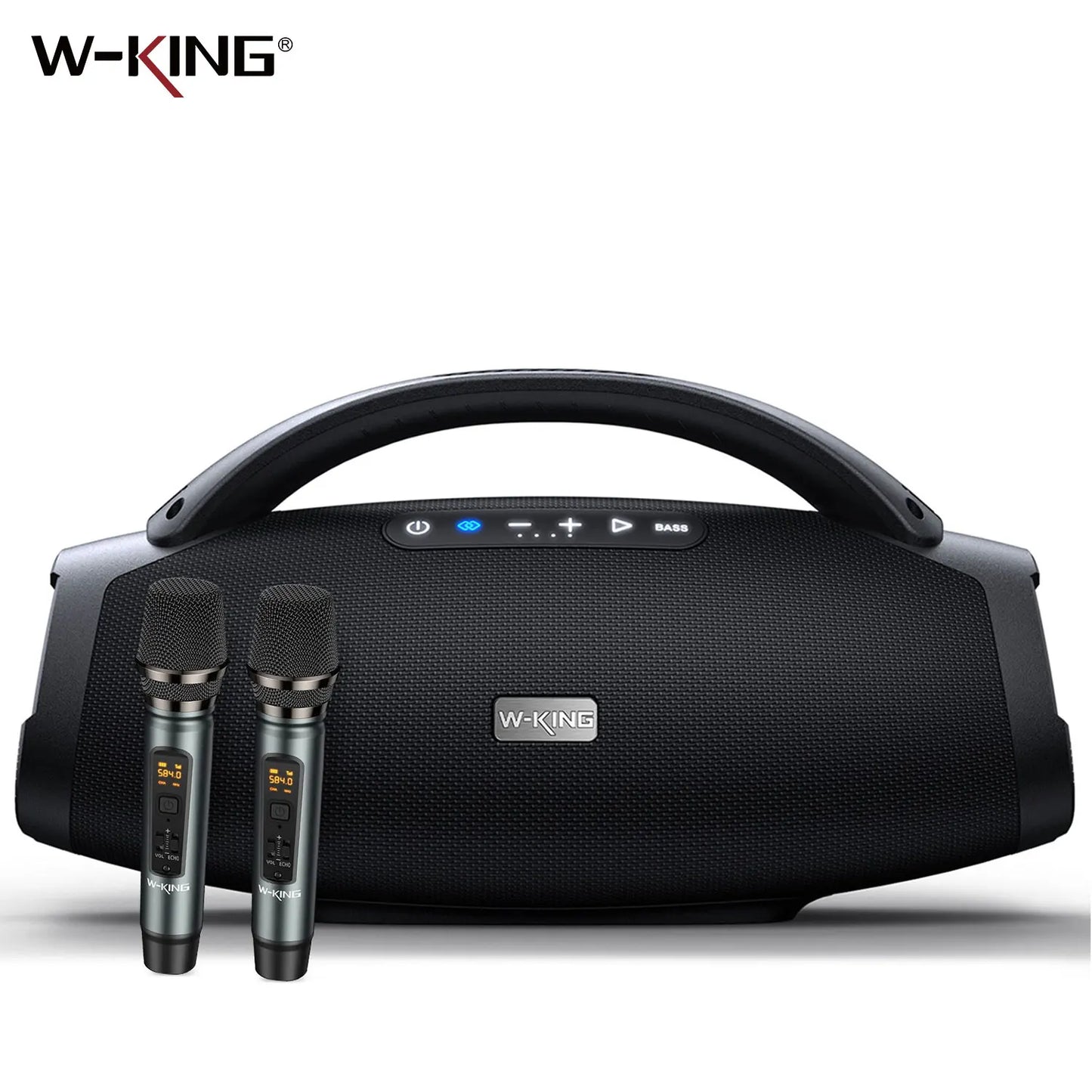 W-KING D20 Portable Bluetooth Speakers, 200W RMS Massive Bass Party Boombox IPX7 Waterproof Speaker Large, 300 Max Outdoor Speaker, BT5.4