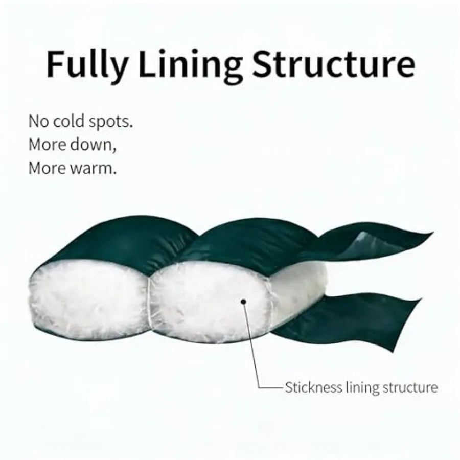 0 Degree 800FP Down Sleeping Bag Ultralight Outdoor Camping Hiking Sleeping Bag for Men and Women