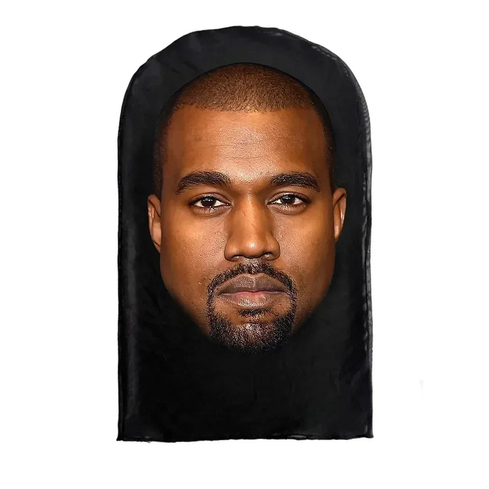 Funny Full Face Mask 3D Printed Celebrity Face Masks Elastic Mesh Halloween Cosplay Party Props Balaclava Headcovers