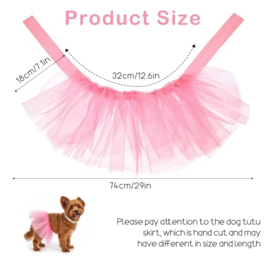 Dog Tutu, Tutu for Dogs, Dog Tutus for Small Dogs, for Small Medium-Sized Pets, Cute DogCostume Skirt Dresses Puppy Outfits for