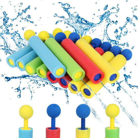 Foam water gun, suitable for children and adults, with a range of 33 feet, multi-color swimming pool, beach courtyard toy