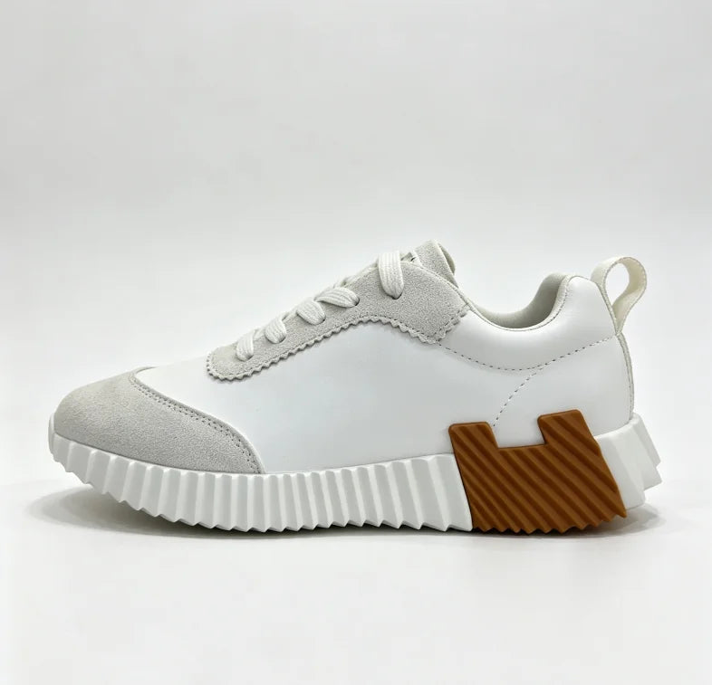 2026 Classic Fashion Casual Splicing Low cut Sneakers Men's Round Nose Sneakers Thick soled Non slip Shoes