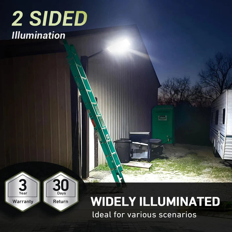 Solar Street Light Outdoor, 4000W LED Solar Powered Flood Light with Remote Control, Motion Sensor Dusk to Dawn Security Lighting, IP66 Waterproof for Yard Driveway Garden Deck Garage