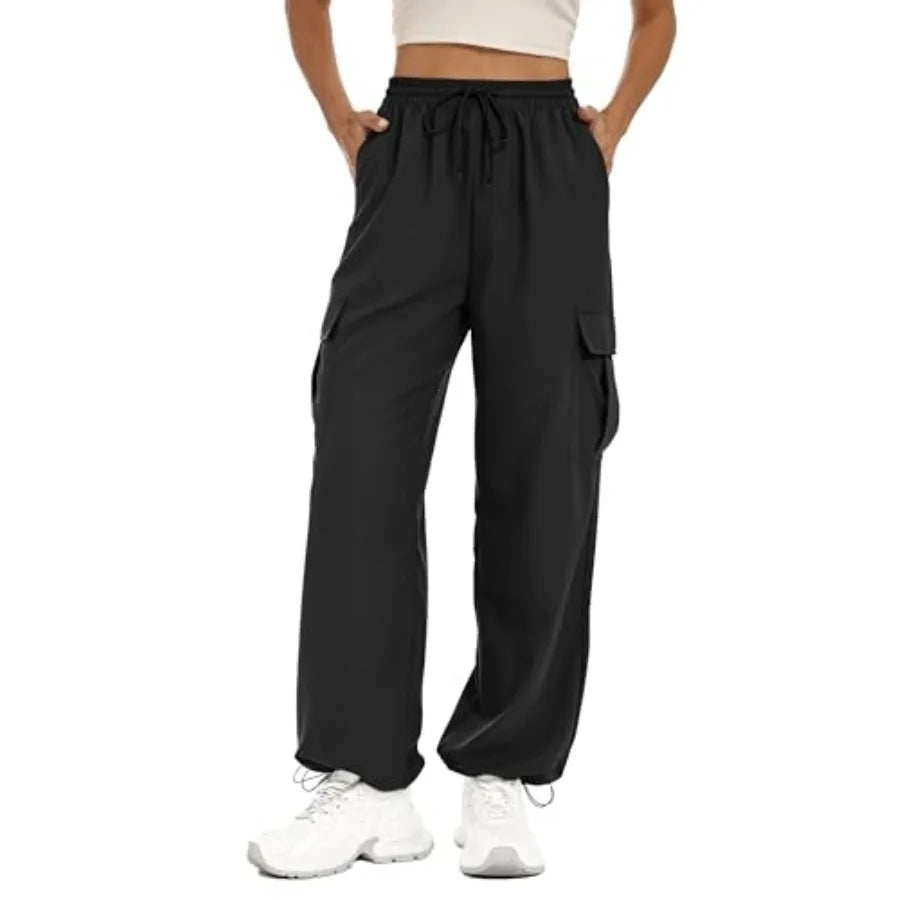 Lzzidou Womens Hiking Pants Lightweight Waterproof Quick Dry Cargo Pants with 4 Pockets Camping Trekking Trousers