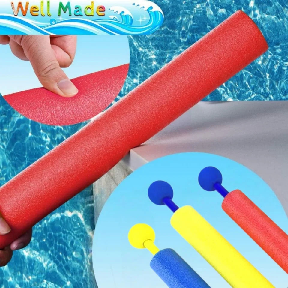 Foam water gun, suitable for children and adults, with a range of 33 feet, multi-color swimming pool, beach courtyard toy