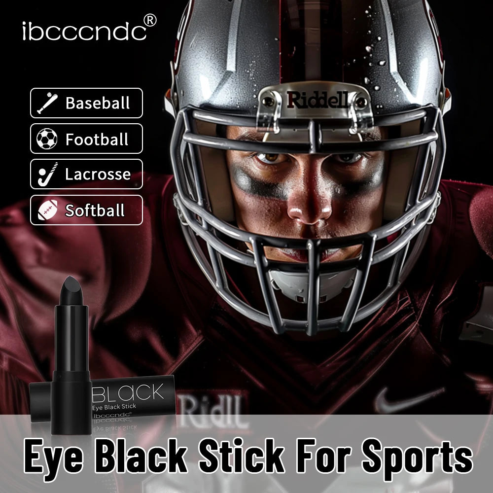 Eye Black Stick 3 Colors Halloween Face Body Paint Stick Waterproof black lipstick Football Stick Waterproof Black Party Football Face Color Game