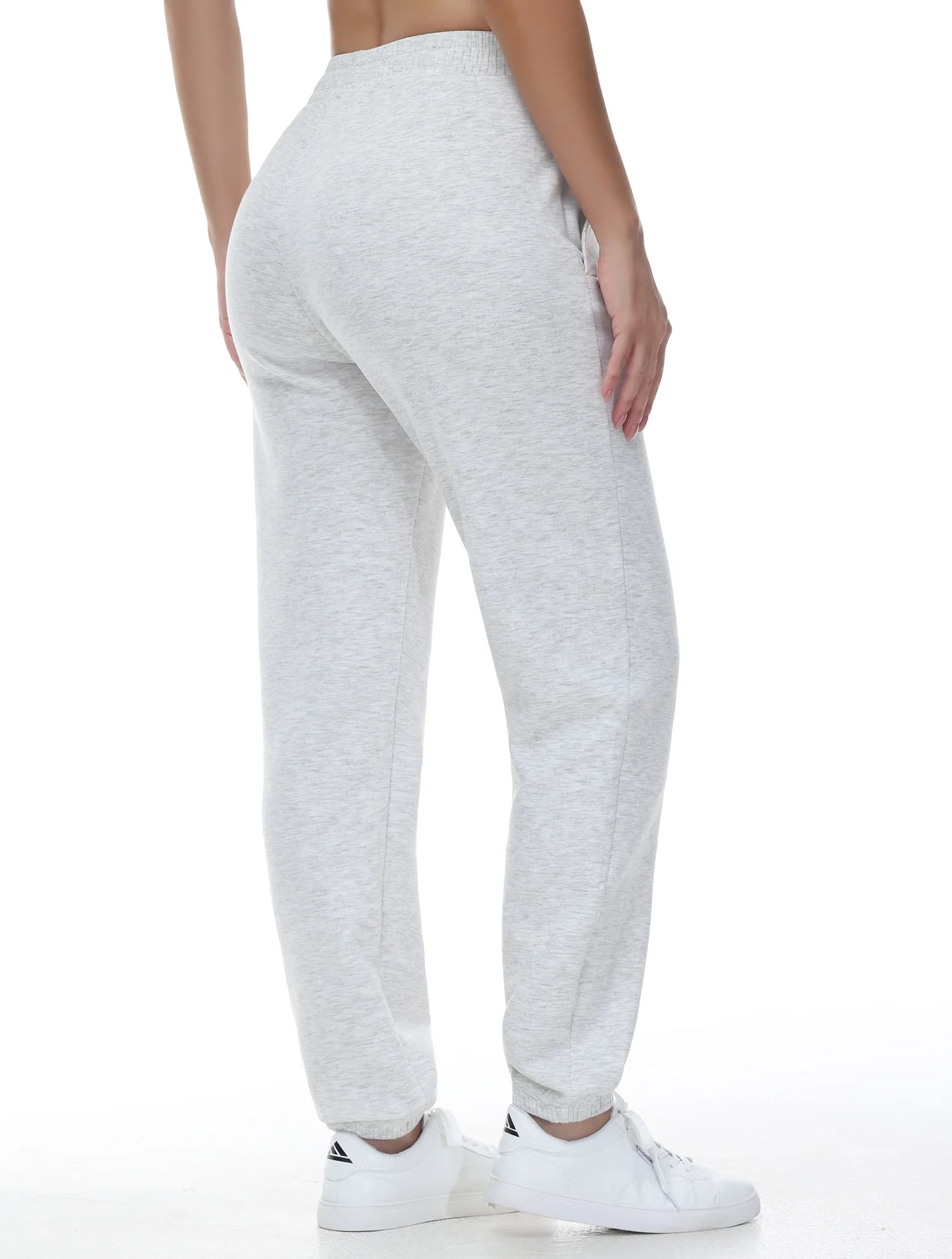 THE GYM PEOPLE Women's Baggy Cinch Bottom Sweatpants Lightweight Workout Joggers Pants with Pockets