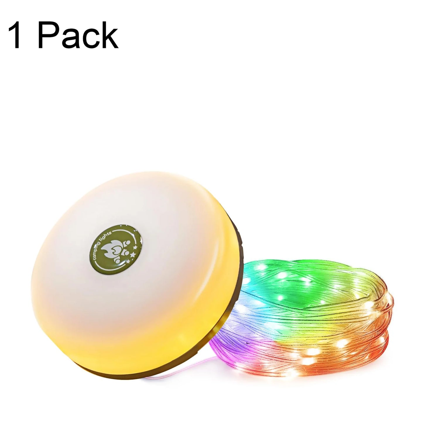 Camping Light 10m String Lights Outdoor Waterproof RGB Atmosphere Light Tent Light Strip Camping Lamp Recyclable LED Night Light