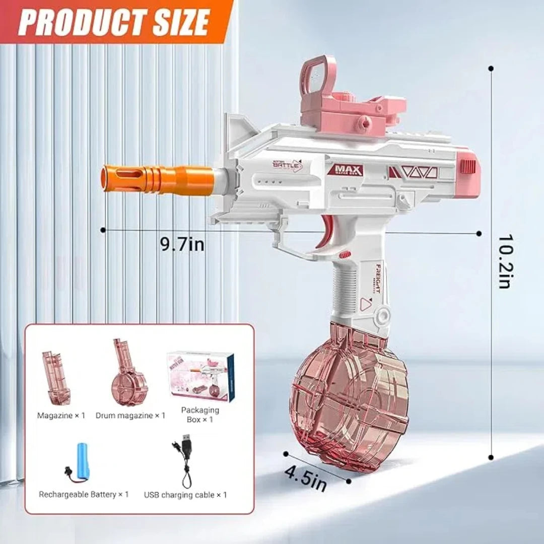 Electric Water Gun,  Toy for Adults Kids, Automatic Water Gun Up  Summer  Swimming Pool Party Super Best Gift for Boys and Girls