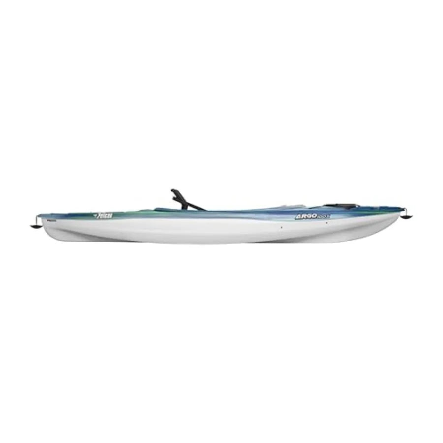 Recreational Sit in Kayak with Lightweight Patented Ram-X Material and Ergobreeze Seating System - 10 ft - Blue