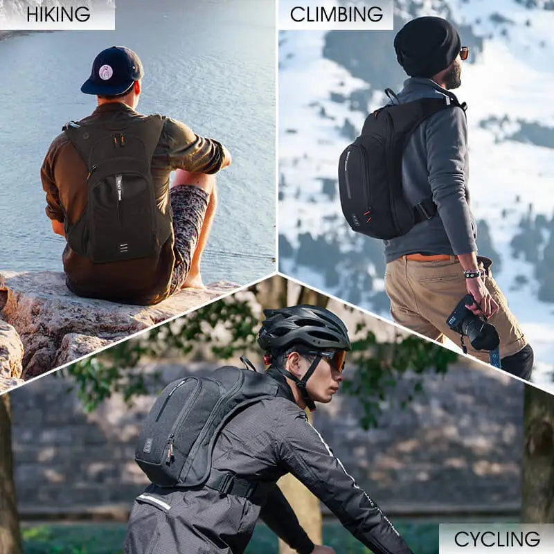 10L Cycling Hydration Backpack Ergonomic Cross Harness Climbing Hiking Outdoor Sport Travel Reflective Backpack