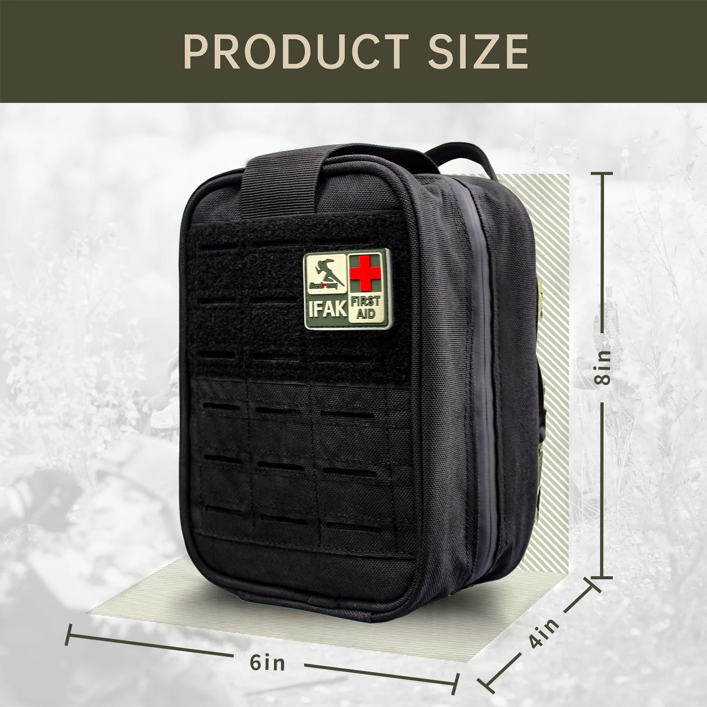 First Aid Kit – Emergency Bleeding Control & Survival Gear for Car, Home, Travel, Camping, Hiking & Outdoor
