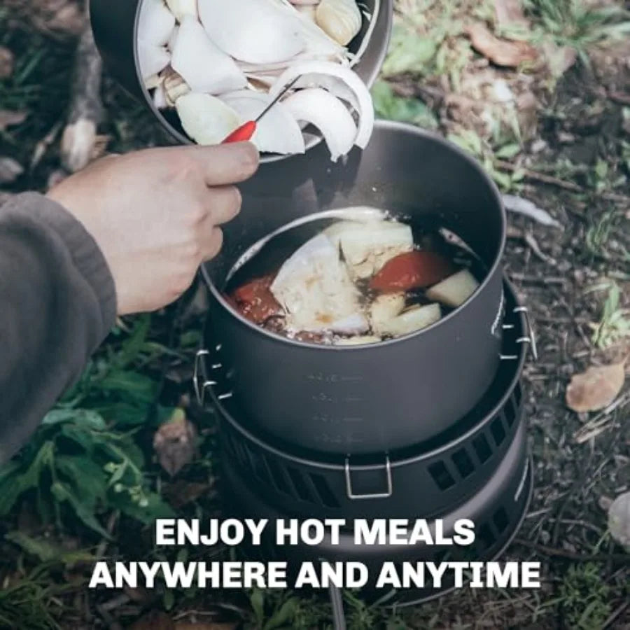 Fire Maple Versatile Outdoor Cooking Set Gas Stove Aluminum Compact and Durable Camping Cookware Kit