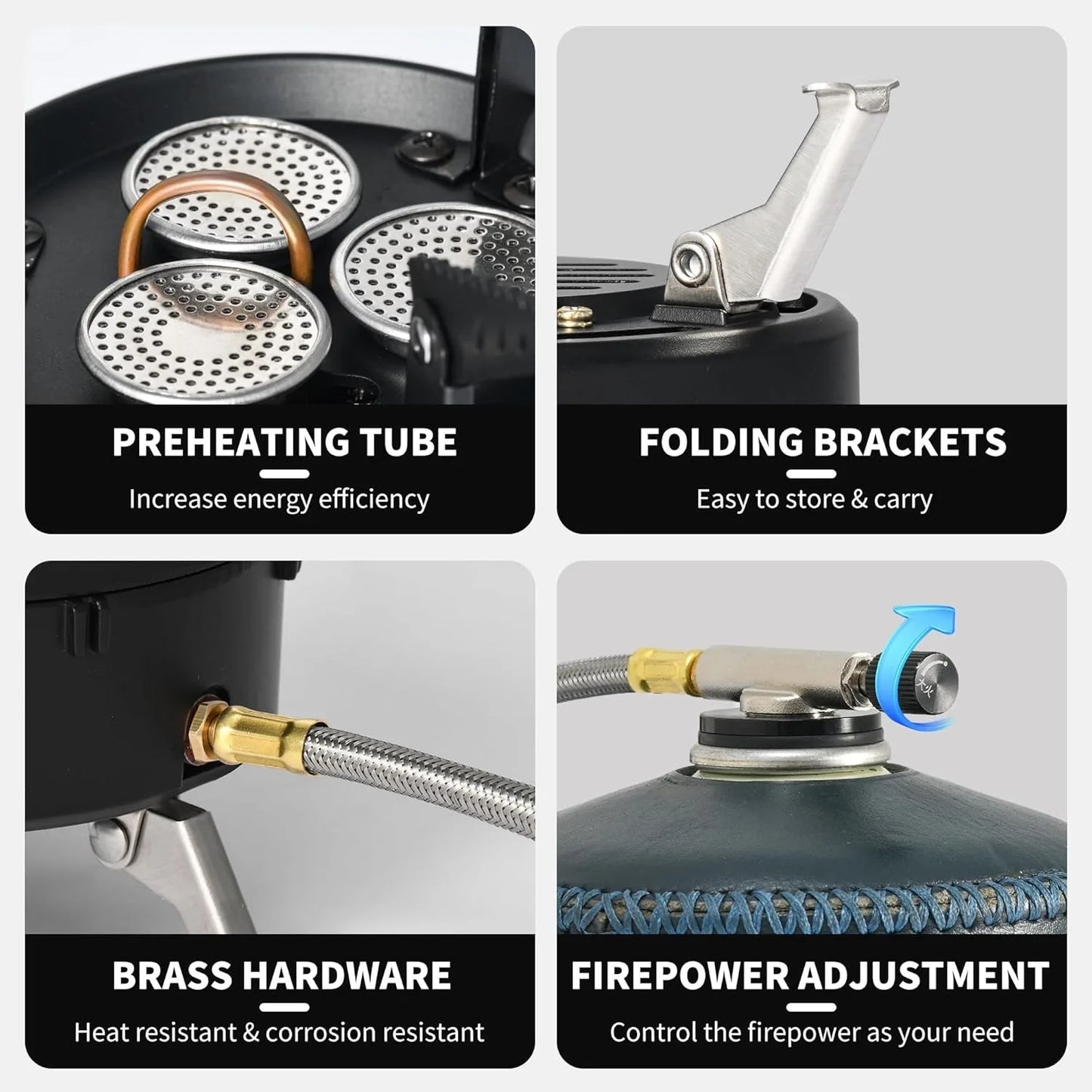 Naturehike Camping IGT Stove Outdoor Foldable Gas Stove Butane Fuel Stove Tourist Gas Burner Picnic Stove Cookware