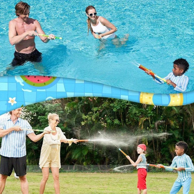 Joyfy 12 Pack Water Soaker Bulk 16.5" Summer Blasters Squirt Guns for Kids Outdoor Swimming Pool Backyard Beach Game Water Toys