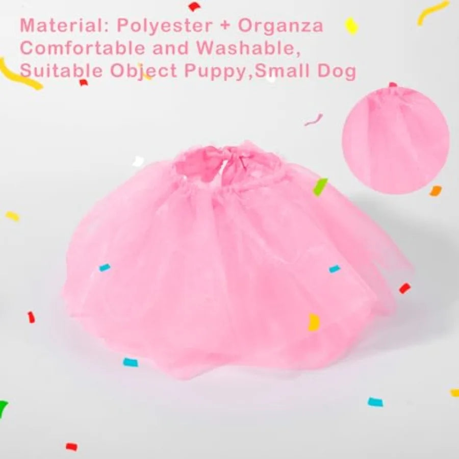 Dog Tutu, Tutu for Dogs, Dog Tutus for Small Dogs, for Small Medium-Sized Pets, Cute DogCostume Skirt Dresses Puppy Outfits for