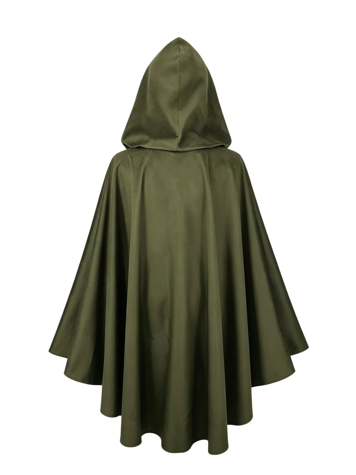 Halloween Costume Unisex Medieval Short Hooded Cape Renaissance Cloak Witch Wizard Cosplay Poncho Halloween LARP Fantasy Elf Ranger Costume Shawl
